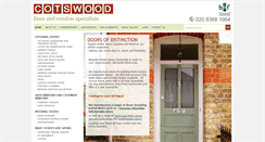 Desktop Screenshot of cotswood-doors.co.uk